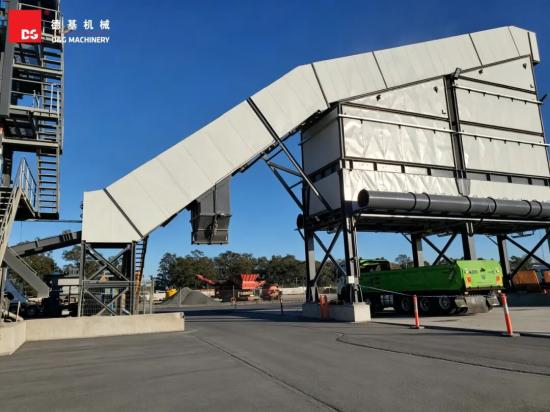 德基机械助力澳洲客户500吨成品仓改造